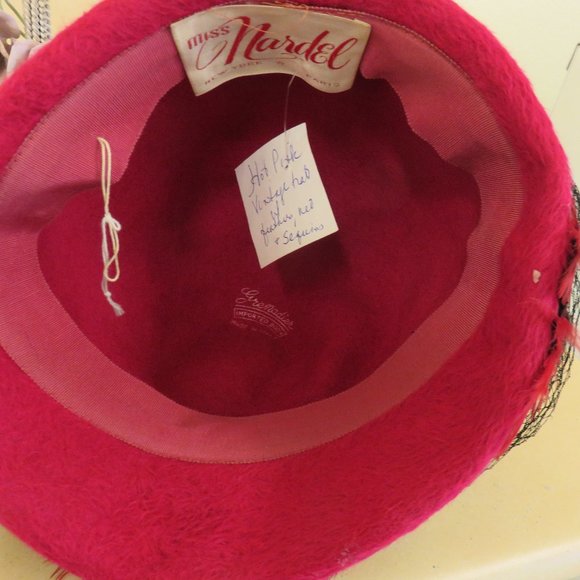 VINTAGE HAT ** MISS NARDEL OF NY** Italian import
